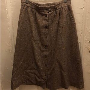 Vintage Wool Skirt